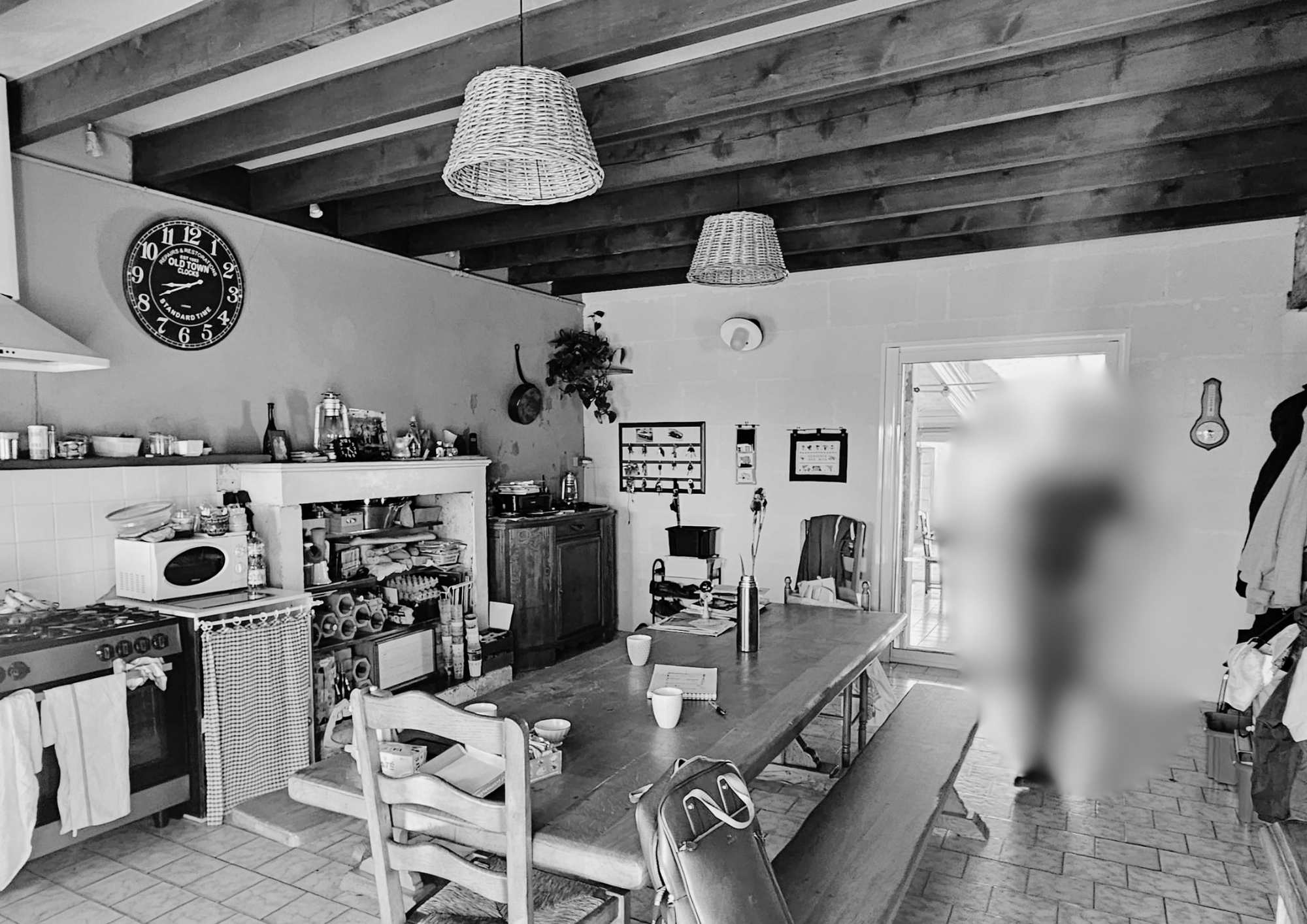 Transformation intérieure avant-après GRANGE SAINTE GEMME LA PLAINE VENDEE ( (14)