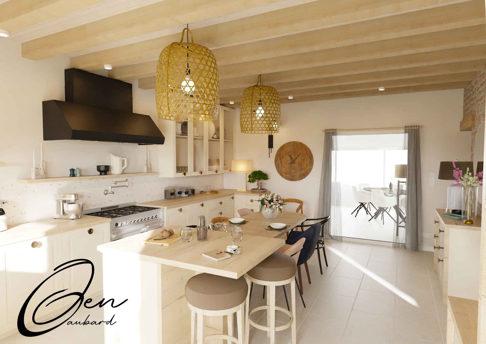 Transformation intérieure avant-après GRANGE SAINTE GEMME LA PLAINE VENDEE ( (15)